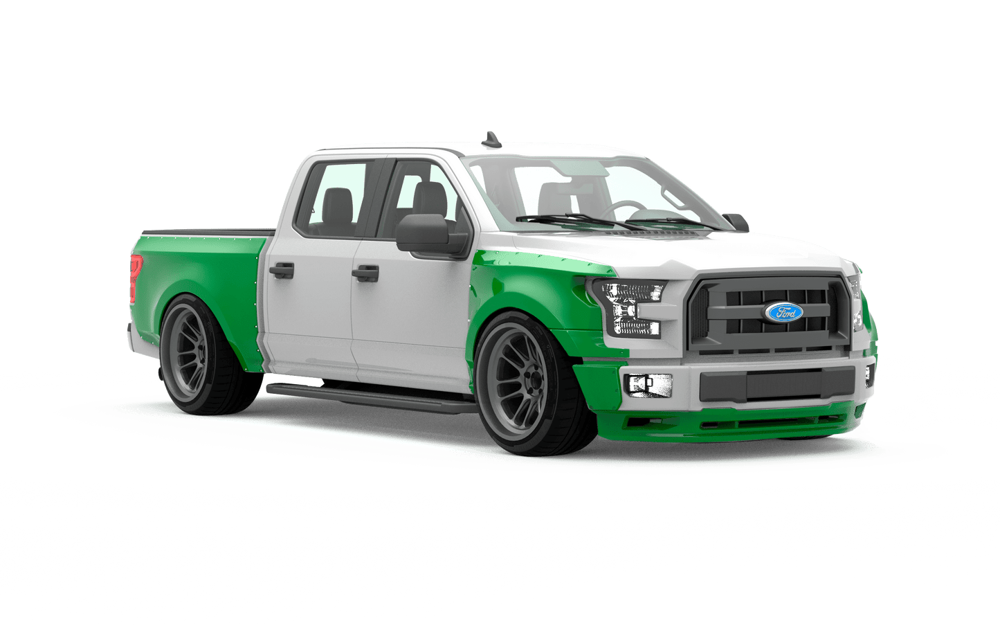 Clinched Ford F-150 (5.5 bed) Widebody Kit