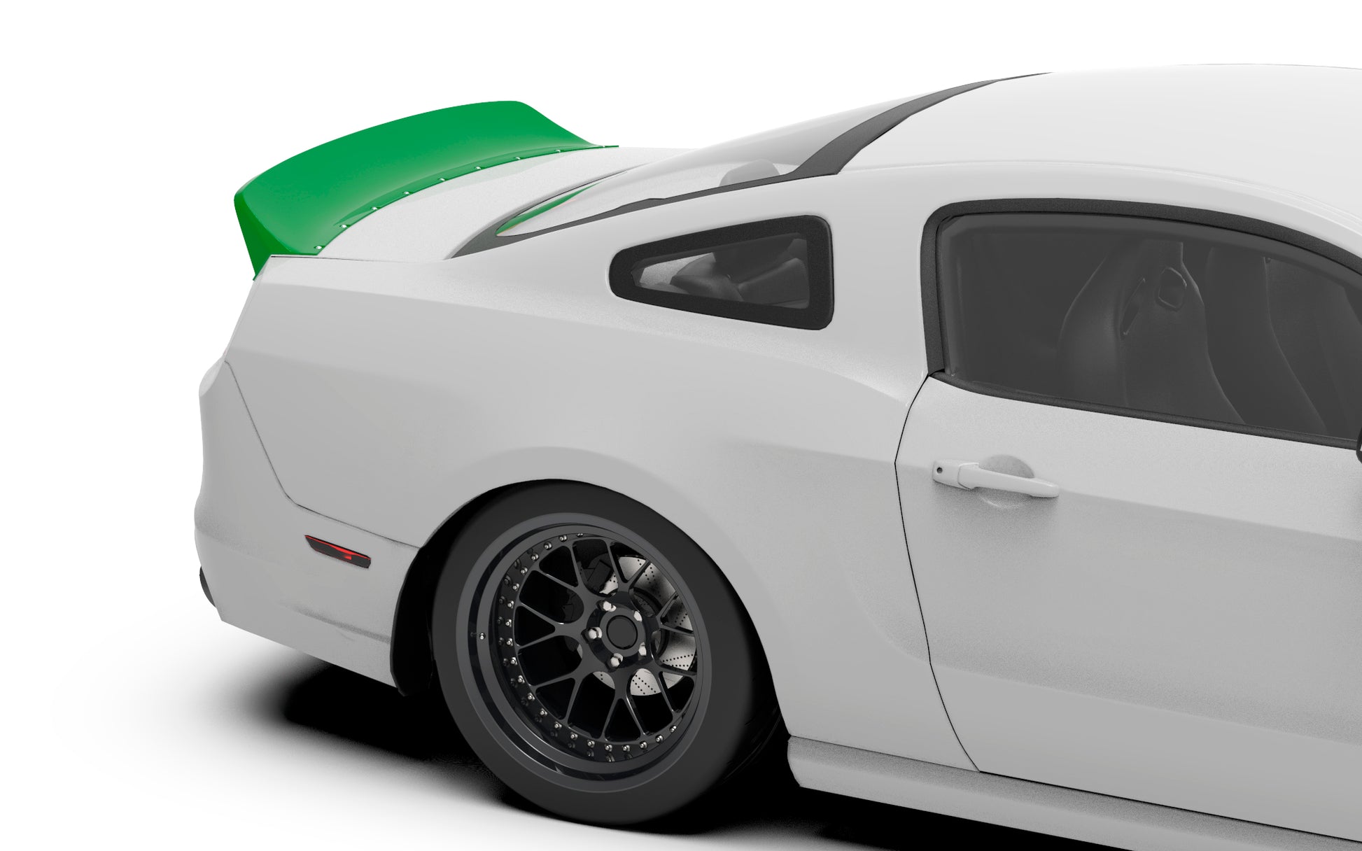 Clinched Ford Mustang S197 (2010-2014) Ducktail Spoiler | Duco Car Parts UK Car Parts