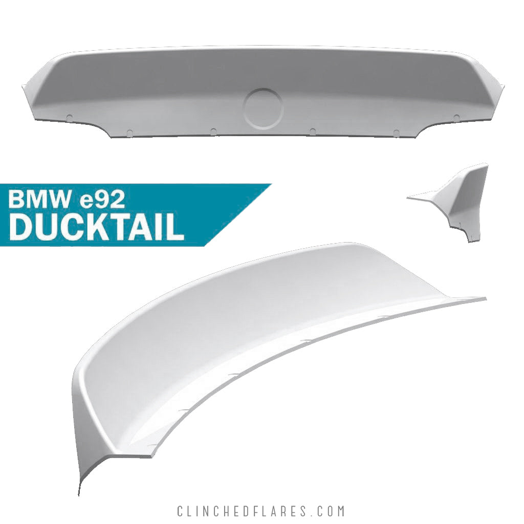 Clinched BMW 3-series/M3 E92 Ducktail Spoiler | Duco Car Parts UK Car Parts