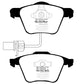 EBC Audi C6 D3 Yellownstuff 4000 Series Front Sport Brake Pads & USR Slotted Discs Kit - ATE Caliper (A6 & A8) | ML Performance UK