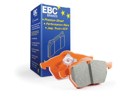 EBC Audi Seat Skoda Volkswagen Orangestuff Race Rear Brake Pads - ATE Caliper (Inc. 8S TTS, 5F Leon, B8 Passat & MK7 Golf) | Duco Car Parts UK