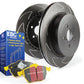 EBC Audi Seat Skoda Volkswagen Yellowstuff 4000 Series Front Sport Brake Pads & BSD Series Sport Discs Kit - TRW Caliper (Inc. 8S TTS, 5F Leon Cupra, 5E Octavia & MK7 Golf R) | ML Performance UK