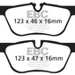 EBC BMW F20 F21 F22 F23 Yellowstuff 4000 Series Rear Sport Brake Pads & USR Slotted Discs Kit - ATE Caliper (Inc. 114i, 116i, 116i & 218i) | ML Performance UK