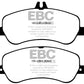 EBC Mercedes-Benz X204 Yellowstuff 4000 Series Front Sport Brake Pads & USR Slotted Discs Kit - ATE Caliper (GLK350, GLK320, GLK300 & GLK280) | ML Performance UK