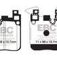 EBC BMW F30 F32 Yellowstuff Street/Track Rear Brake pads for ATE Caliper (330i, 335i, 340i & 435i)