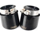 ECS VW MK7.5 Golf GTI 4" OE Fit Black Chrome Exhaust Tips - Pair - ML Performance UK