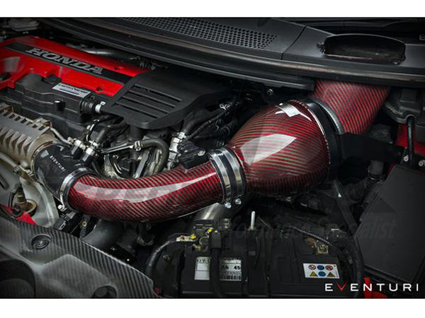 Eventuri Honda V2 - Intake system with upgraded Carbon/Kevlar Tube (CIVIC FK2 TYPE R)