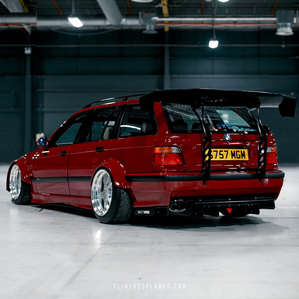 Clinched “New School” 10cm (3.9”) Fender Flares