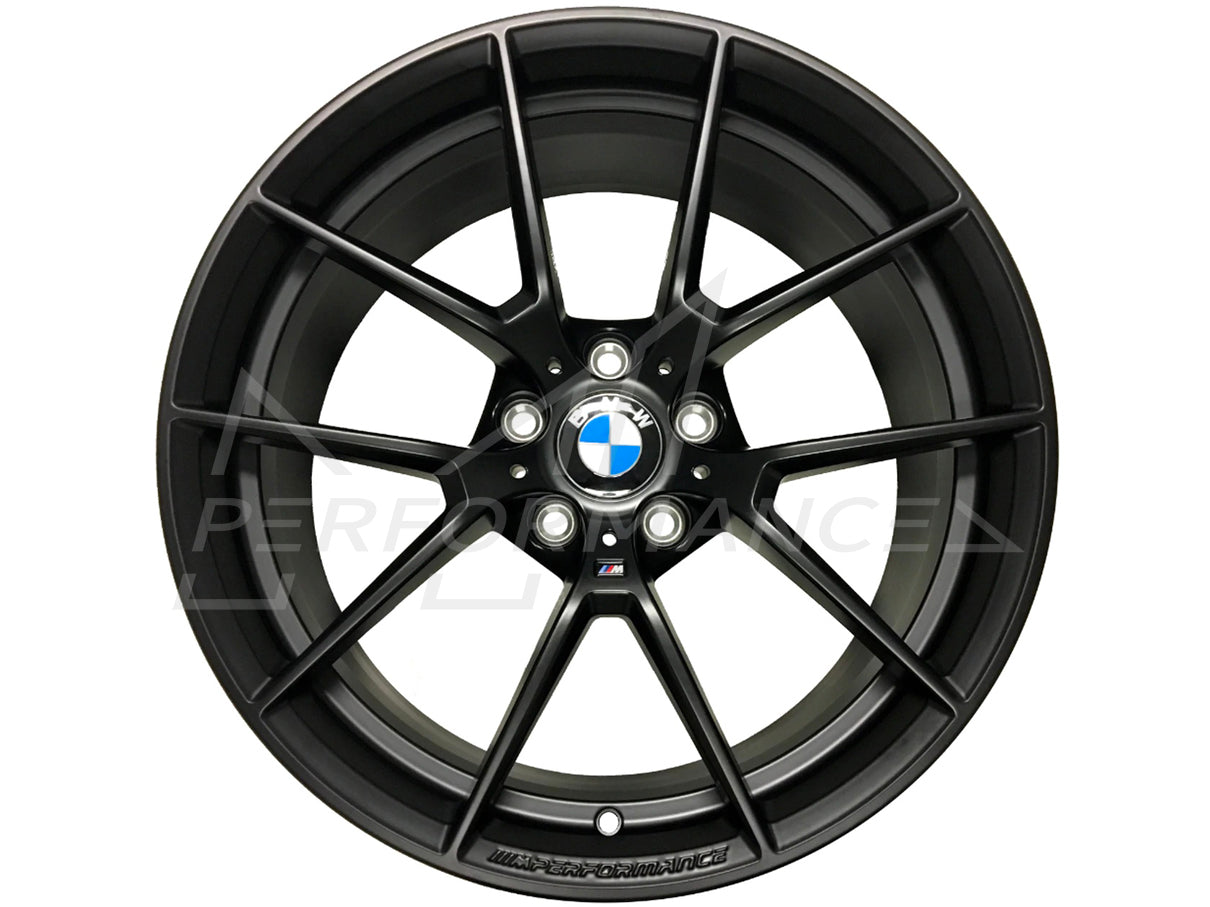 Genuine BMW F80 F82 M Performance Y-Spoke 763M Matte Black / Frozen Gold 19"/20" Wheels with Tyres (M3 & M4)