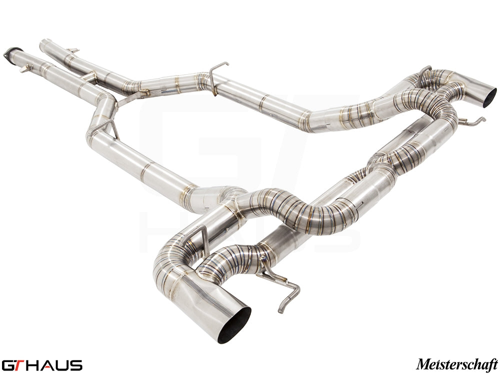 GTHaus Mercedes-AMG C190 M178 Meisterschaft Performance Cat-Back Exhaust System (AMG GT, GT S & GT C)