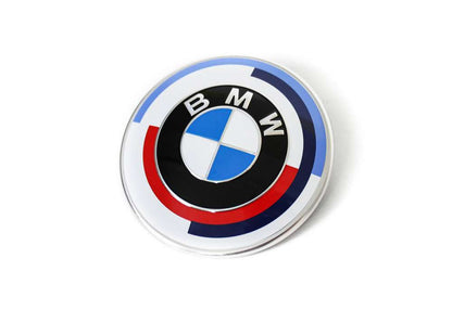 Genuine BMW G22 G23 G82 G83 82mm 50th Anniversary Rear Boot Emblem (Inc. i4 M50, 430i, M440i & M4)