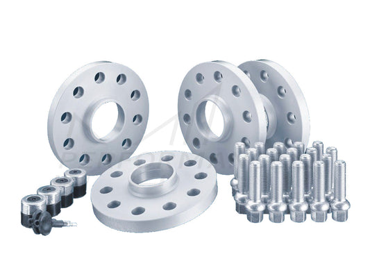 H&R PORSCHE 911 996 997 986 Silver Wheel Spacer Kit with Lockers & Bolts (Inc. Carrera, Boxster, & Turbo S) - Duco Car Parts UK