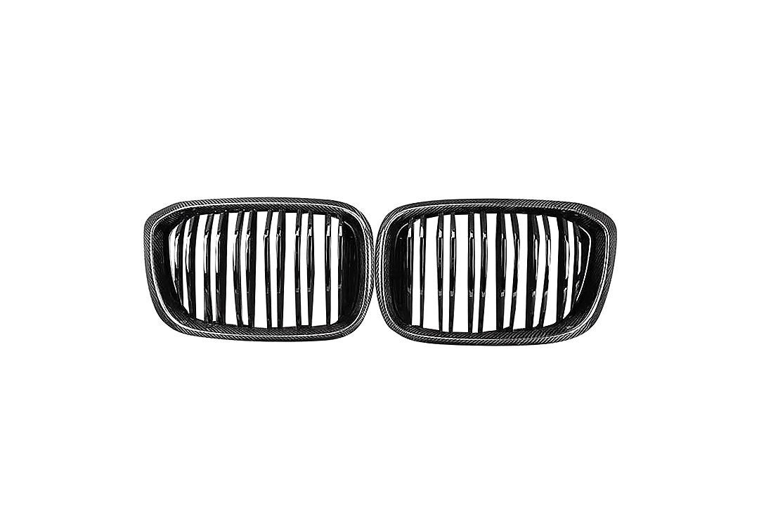 AUTOID BMW G01 G02 F97 F98 Carbon Fibre Kidney Grilles (X3, X3M, X4 & X4M) - Duco Car Parts UK