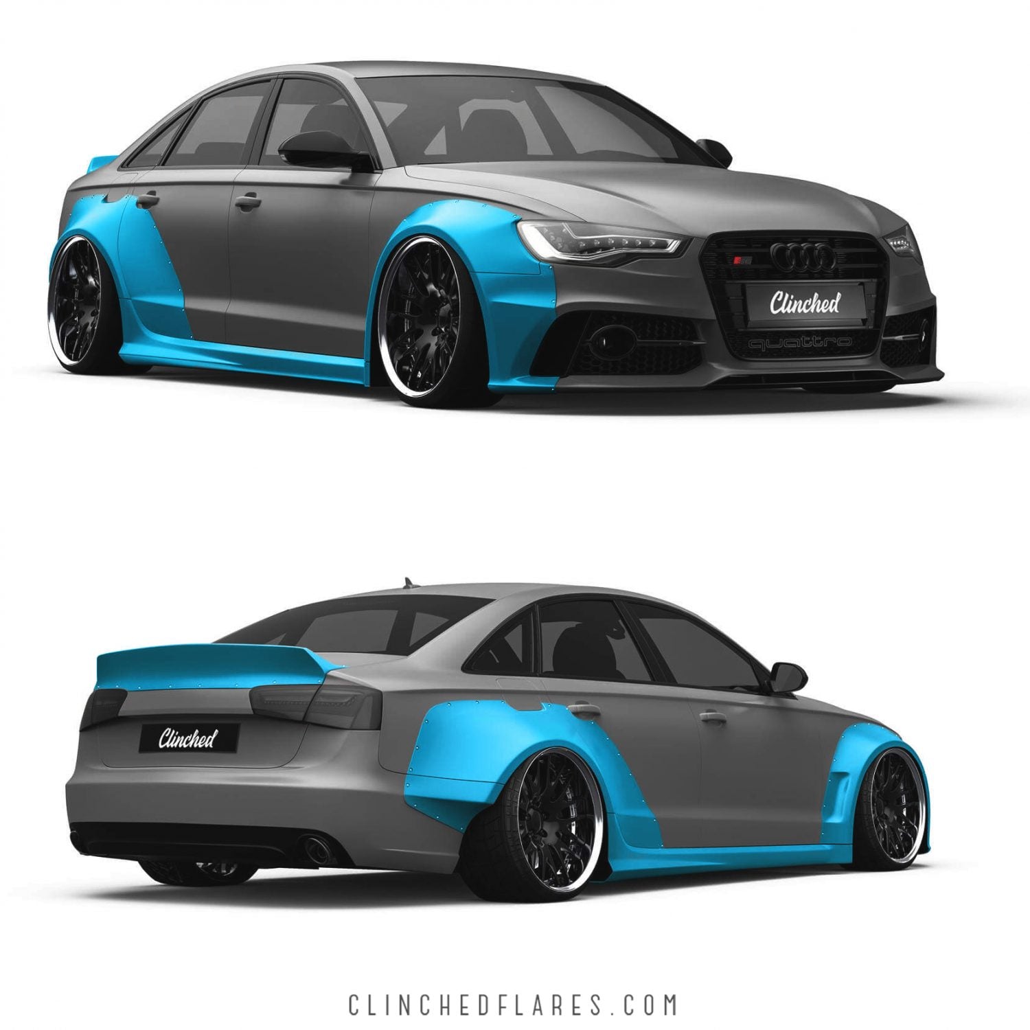 Clinched Audi A6 (C7) Widebody Kit | Duco Car Parts UK Car Parts