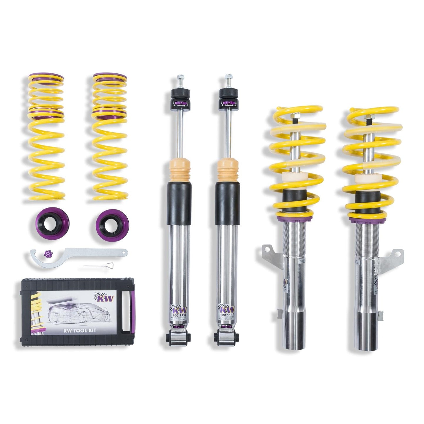 KW Audi 8V RS3 10-35mm Variant 3 Inox-line Coilover Kit