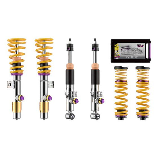 KW BMW G20 G22 Variant 4 Coilover kit - Inc. Deactivation For Electronic Damper (M3, M3 Competition, M4 & M4 Competition)