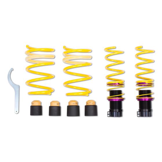 KW Porsche 981 982 Height-Adjustable Lowering Springs kit (Inc. Boxster, Boxster GTS, Cayman S & Cayman GTS)