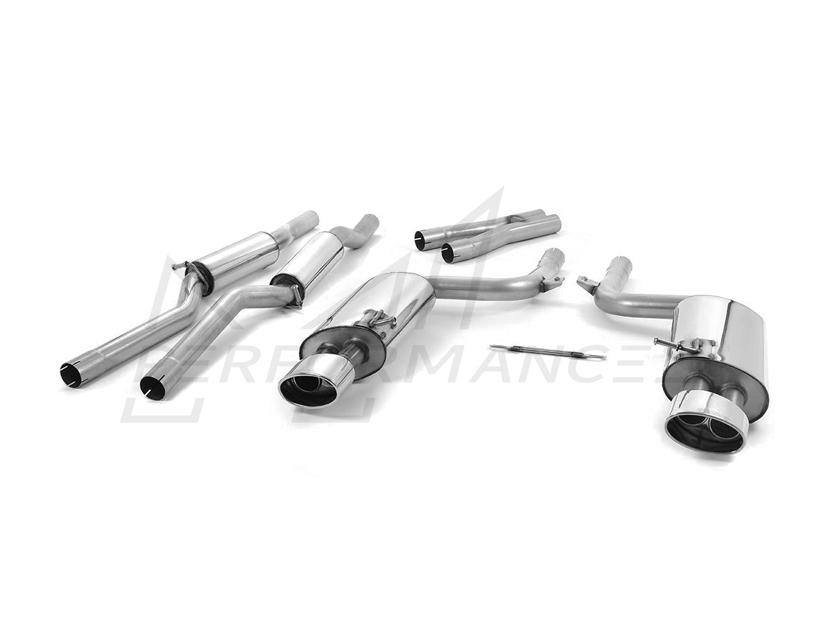 MillTek Audi B7 RS4 Valved & Non-Resonated Cat-Back Exhaust