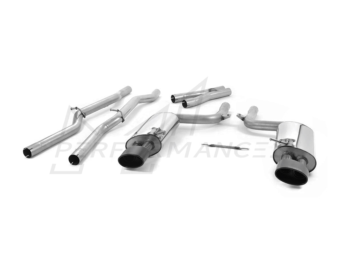 MillTek Audi B7 RS4 Valved & Non-Resonated Cat-Back Exhaust
