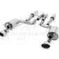 MillTek Audi B7 RS4 Valved & Non-Resonated Cat-Back Exhaust
