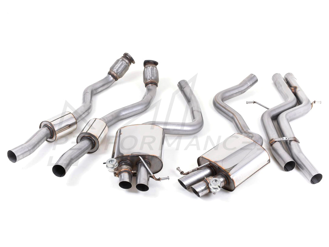 MillTek Audi B8 RS5 Non-Resonated Cat-Back Exhaust