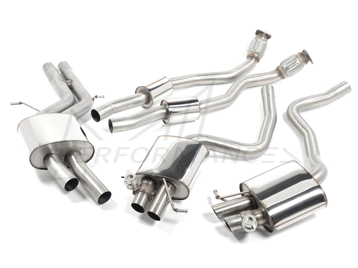 MillTek Audi B8 RS5 Non-Resonated Cat-Back Exhaust