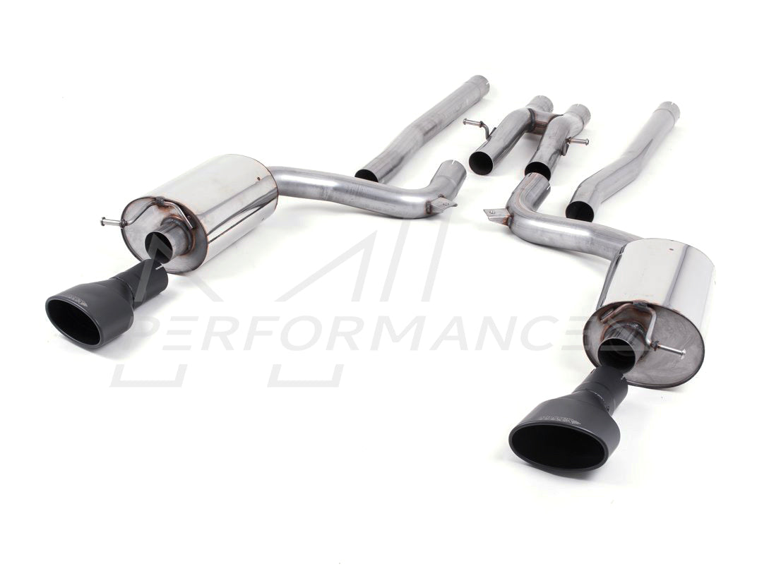 MillTek Audi C6 RS6 Resonated Cat-Back Exhaust