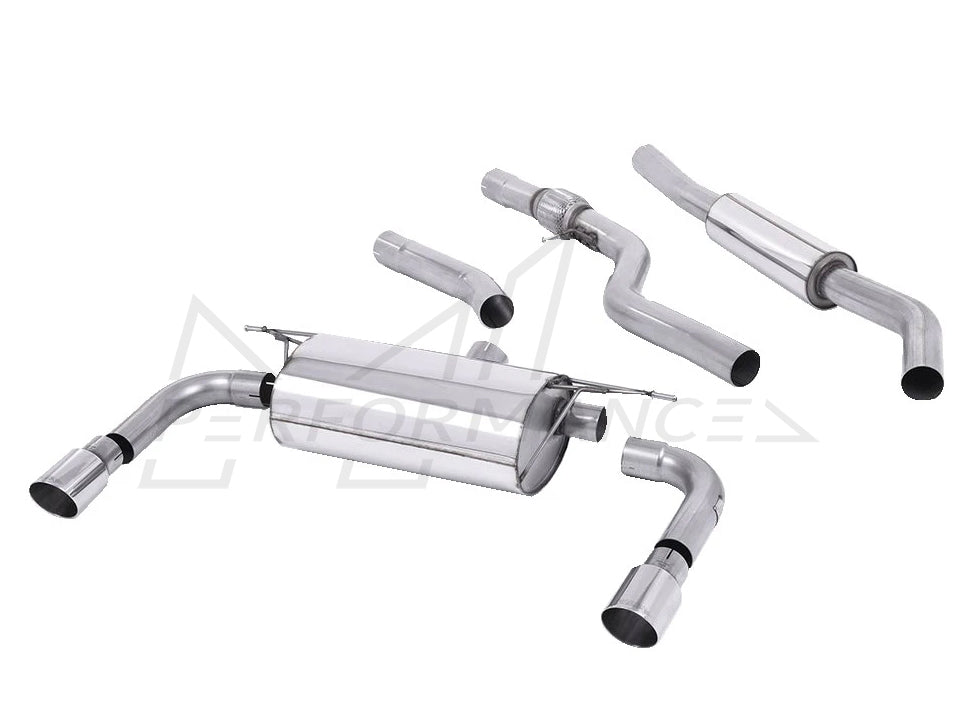 MillTek BMW N20 3" Full Exhaust System 3 Series F30 328i M sport
