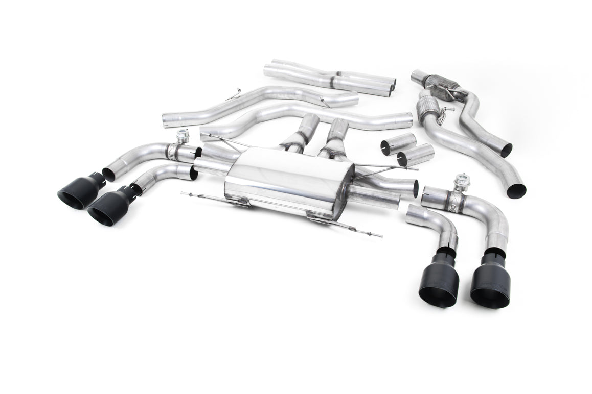 MillTek Alfa Romeo Giulia Quadrifoglio 2.9 V6 Bi-Turbo Cat-Back Exhaust (Non OPF/GPF Models)