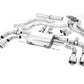 MillTek Alfa Romeo Giulia Quadrifoglio 2.9 V6 Bi-Turbo Cat-Back Exhaust (Non OPF/GPF Models)