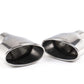 MillTek Audi 8V 8S B9 Single Outlet Oval Trim Exhaust Tips (RS3, RS4, RS5 & TTRS)