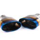 MillTek Audi 8V 8S B9 Single Outlet Oval Trim Exhaust Tips (RS3, RS4, RS5 & TTRS)