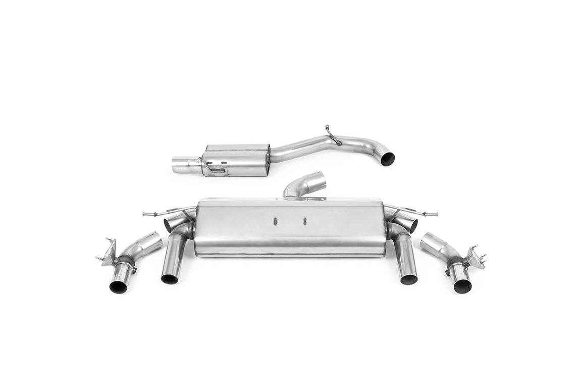MillTek Volkswagen T-Roc R GPF/OPF Resonated Cat-Back Exhaust System - EC Approved - Duco Car Parts UK