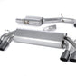 MillTek Audi 8V S3 Resonated Non-Valved Cat-Back Exhaust (Quattro)