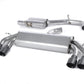 MillTek Audi 8V S3 Resonated Non-Valved Cat-Back Exhaust (Quattro)