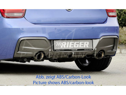 Rieger BMW 1 Series F20 F21 M135i PRE-LCI Diffuser - Carbon-Look