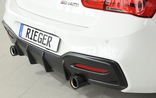 Rieger BMW 1 Series F20 F21 LCI Diffuser for Original Tailpipe Left & Right (Inc. M135i & M140i)