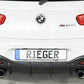 Rieger BMW 1 Series F20 F21 LCI Diffuser for Original Tailpipe Left & Right (Inc. M135i & M140i)
