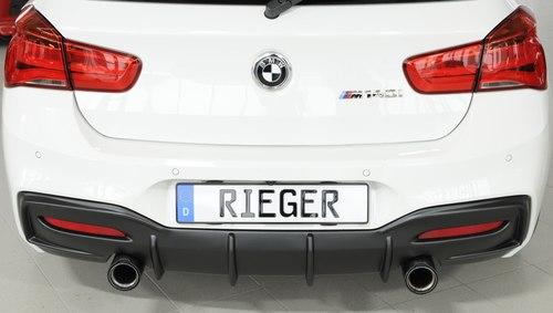 Rieger BMW 1 Series F20 F21 LCI Diffuser for Original Tailpipe Left & Right (Inc. M135i & M140i)
