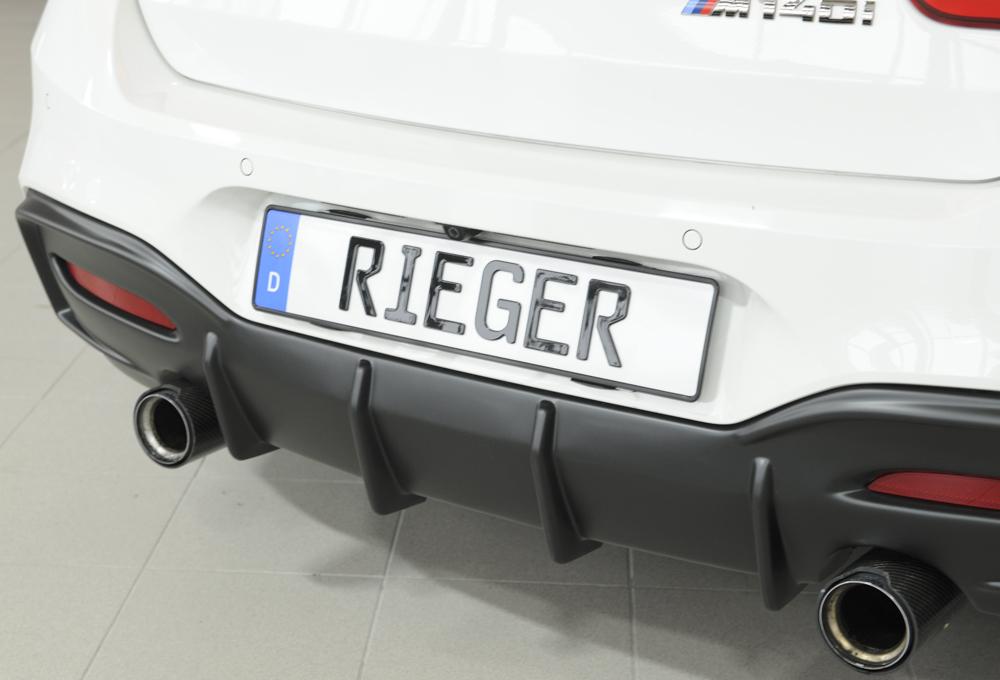 Rieger BMW 1 Series F20 F21 LCI Diffuser for Original Tailpipe Left & Right (Inc. M135i & M140i)