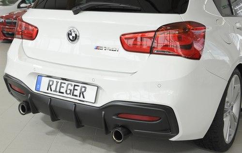 Rieger BMW 1 Series F20 F21 LCI Diffuser for Original Tailpipe Left & Right (Inc. M135i & M140i)