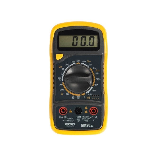 Sealey MM20 Digital Multimeter 8 Function with Thermocouple - Duco Car Parts UK