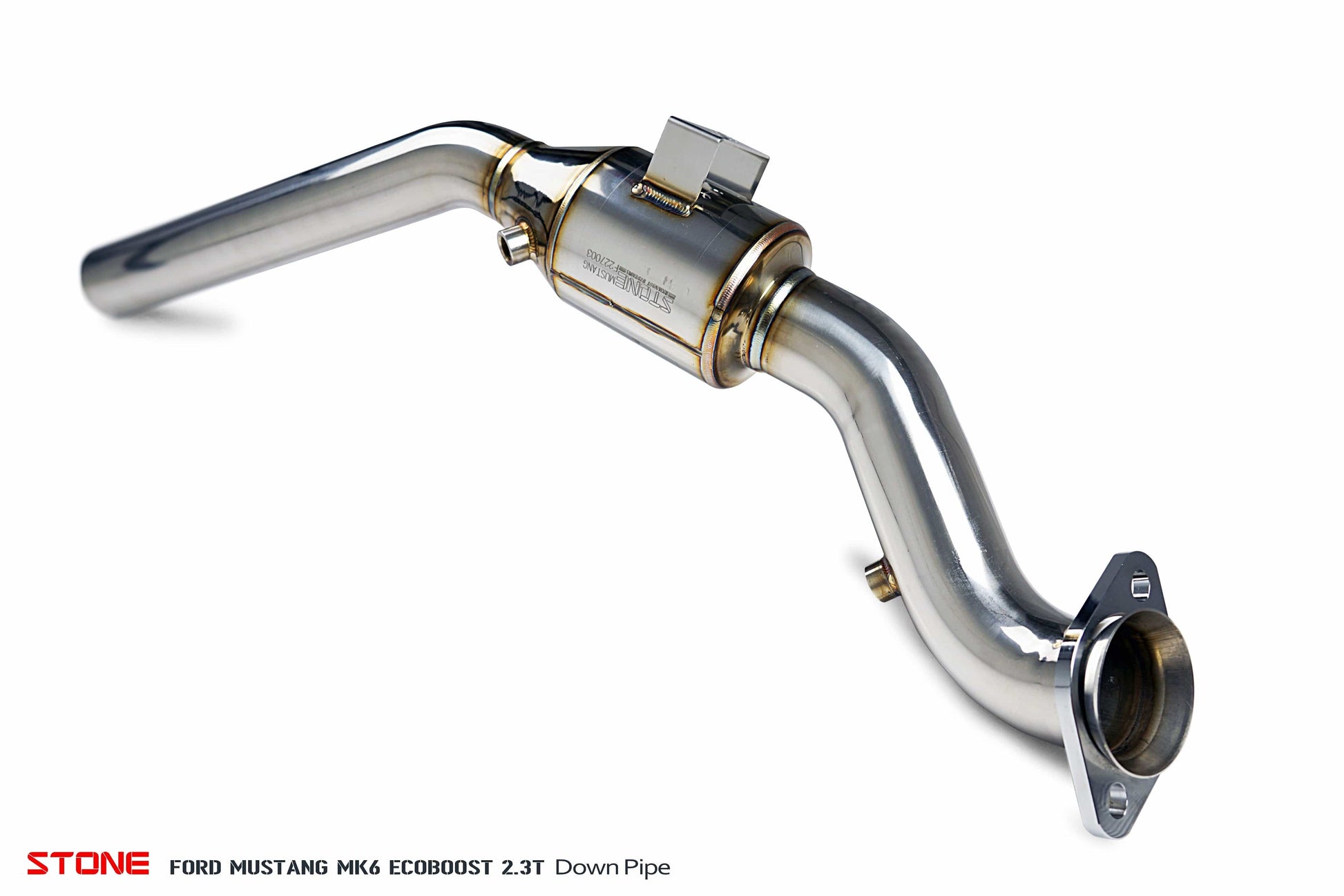 Stone Exhaust Ford MK6 Mustang 2.3T Ecoboost Eddy Catalytic Downpipe | Duco Car Parts UK