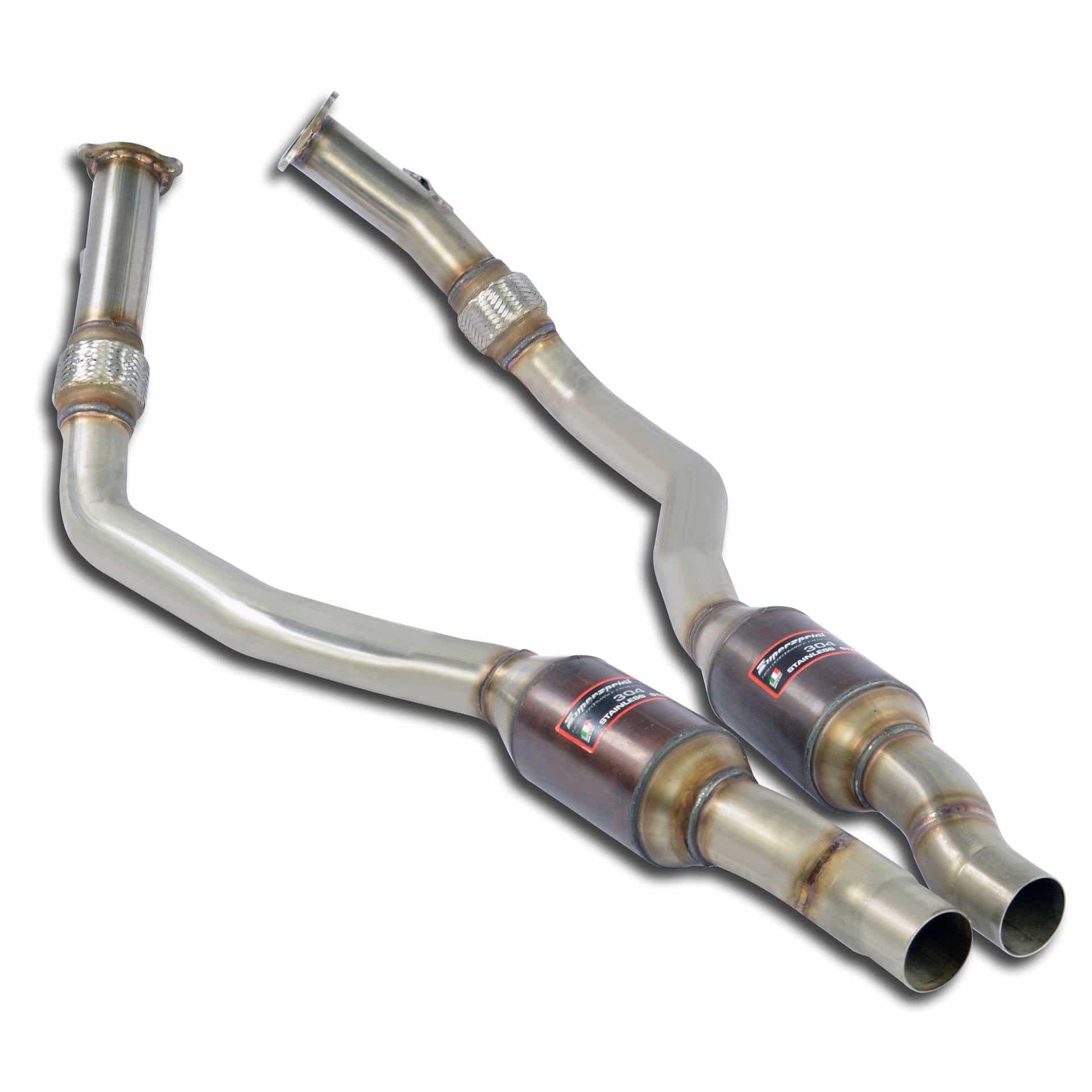 Supersprint Audi B9 Front Pipe with Hi Flow Cats (RS4 & RS5) - Duco Car Parts UK