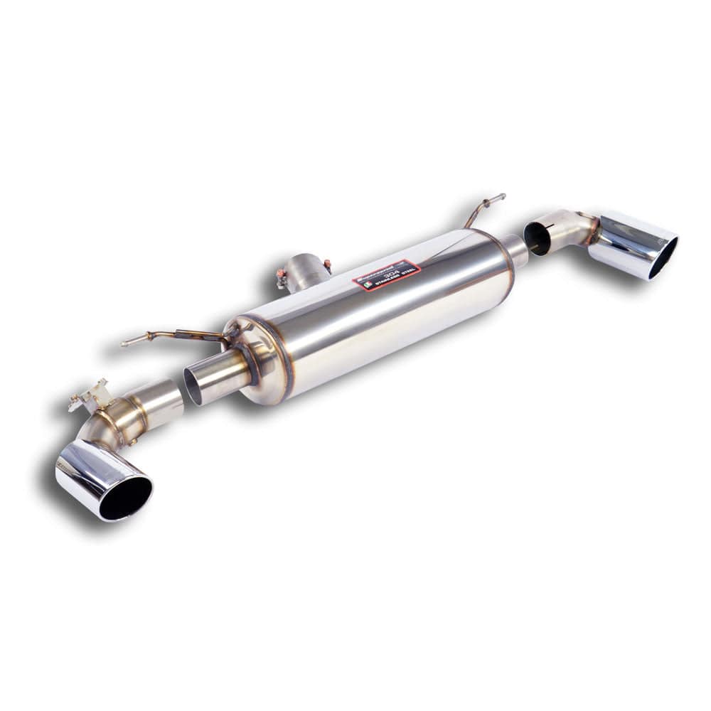 Supersprint BMW F20 F21 VALVED REAR EXHAUST 80MM TAILPIPES (M140i) Duco Car Parts UK