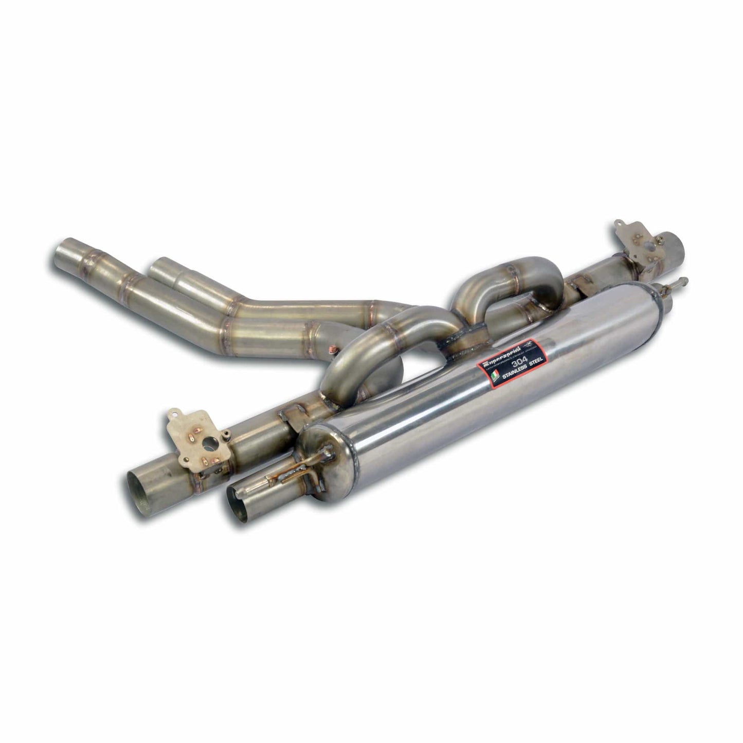 Rear exhaust with valves right-left for Porsche 536 Cayenne Coupe Turbo - Duco Car Parts UK