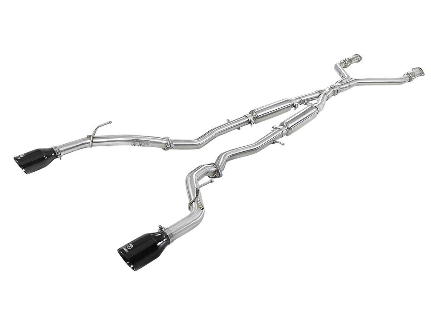 aFe Infiniti Q50 Takeda 304 Stainless Steel Cat-Back Exhaust System