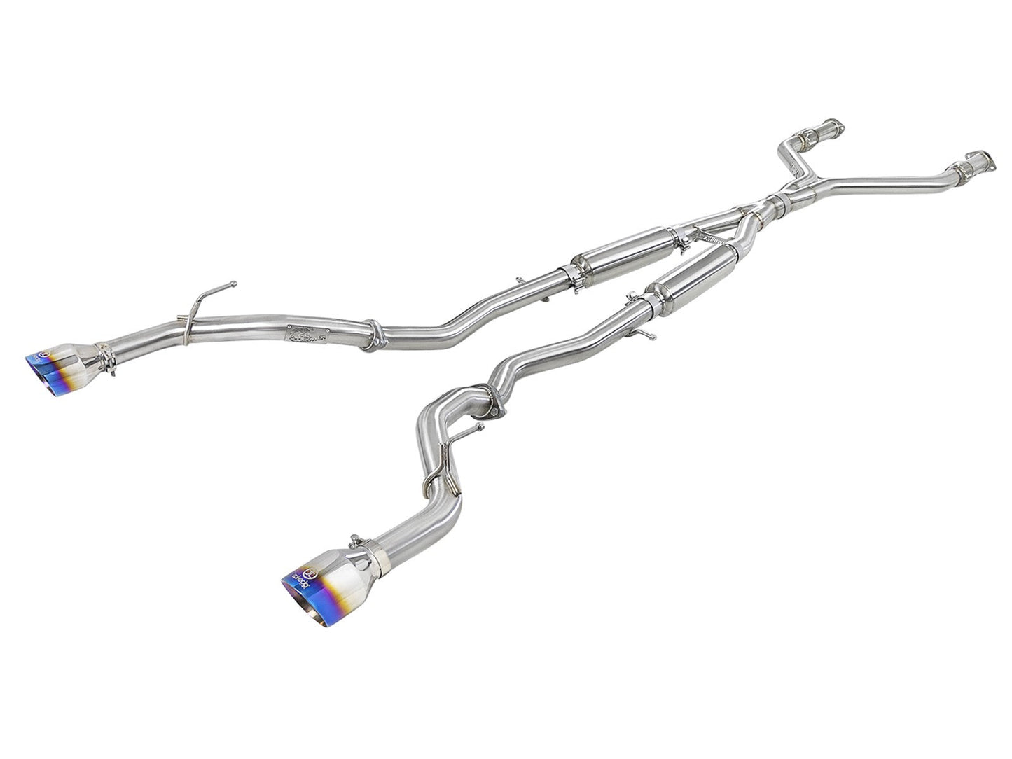 aFe Infiniti Q50 Takeda 304 Stainless Steel Cat-Back Exhaust System