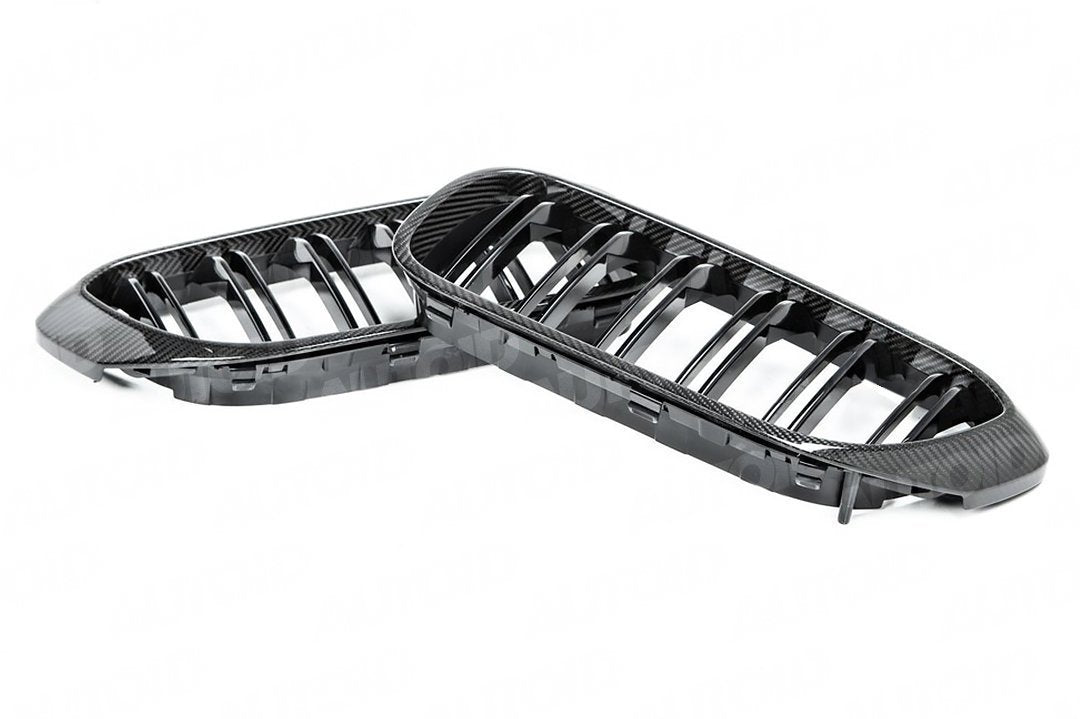AUTOID BMW G30 F90 Carbon Fibre Kidney Grilles (Inc. 518d, 530e, M550ix & M5)