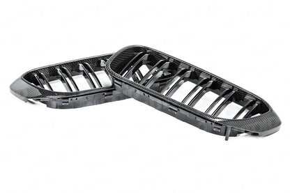 AUTOID BMW G30 F90 Carbon Fibre Kidney Grilles (Inc. 518d, 530e, M550ix & M5)